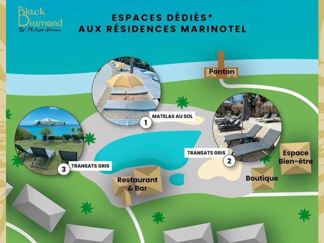 Perle Marine Diamant Apartment Ле Диамант Екстериор снимка